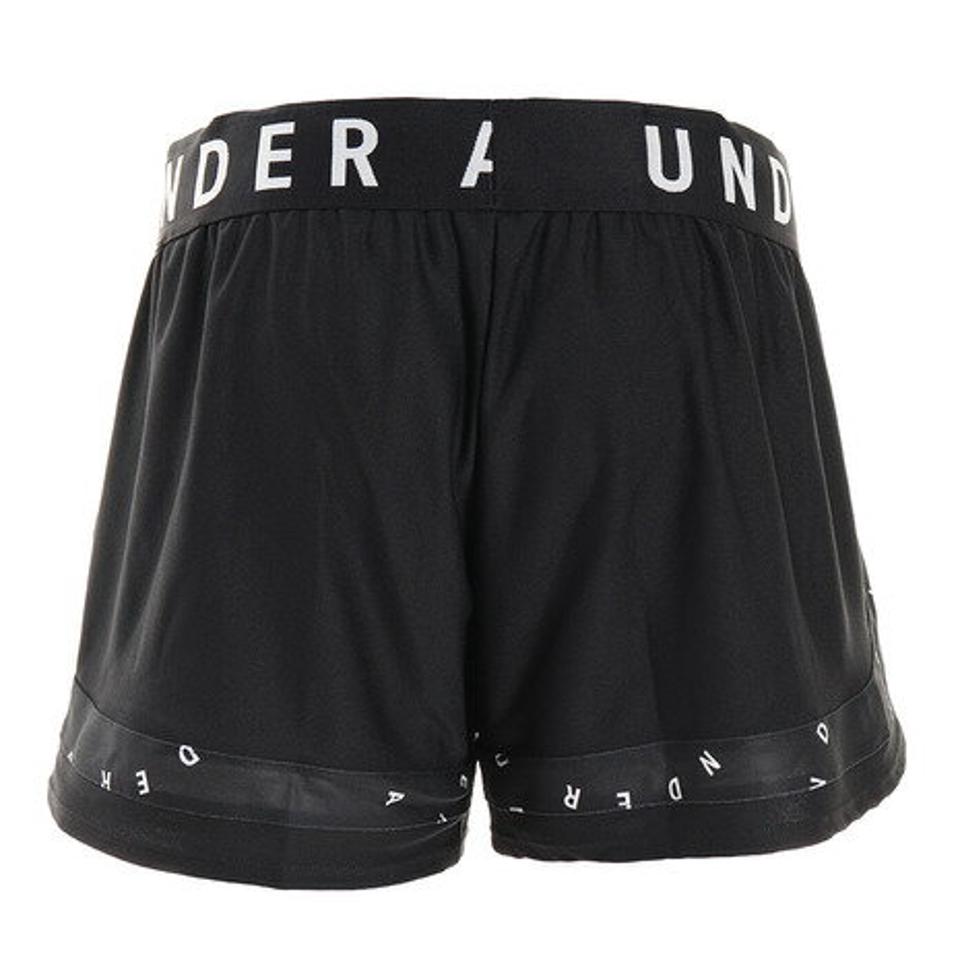 アンダーアーマー（UNDER ARMOUR） プレーアップ3.0 プリント 1351979 BLK/WHT AT ショートパンツ ハーフパンツ 短パン （レディース）