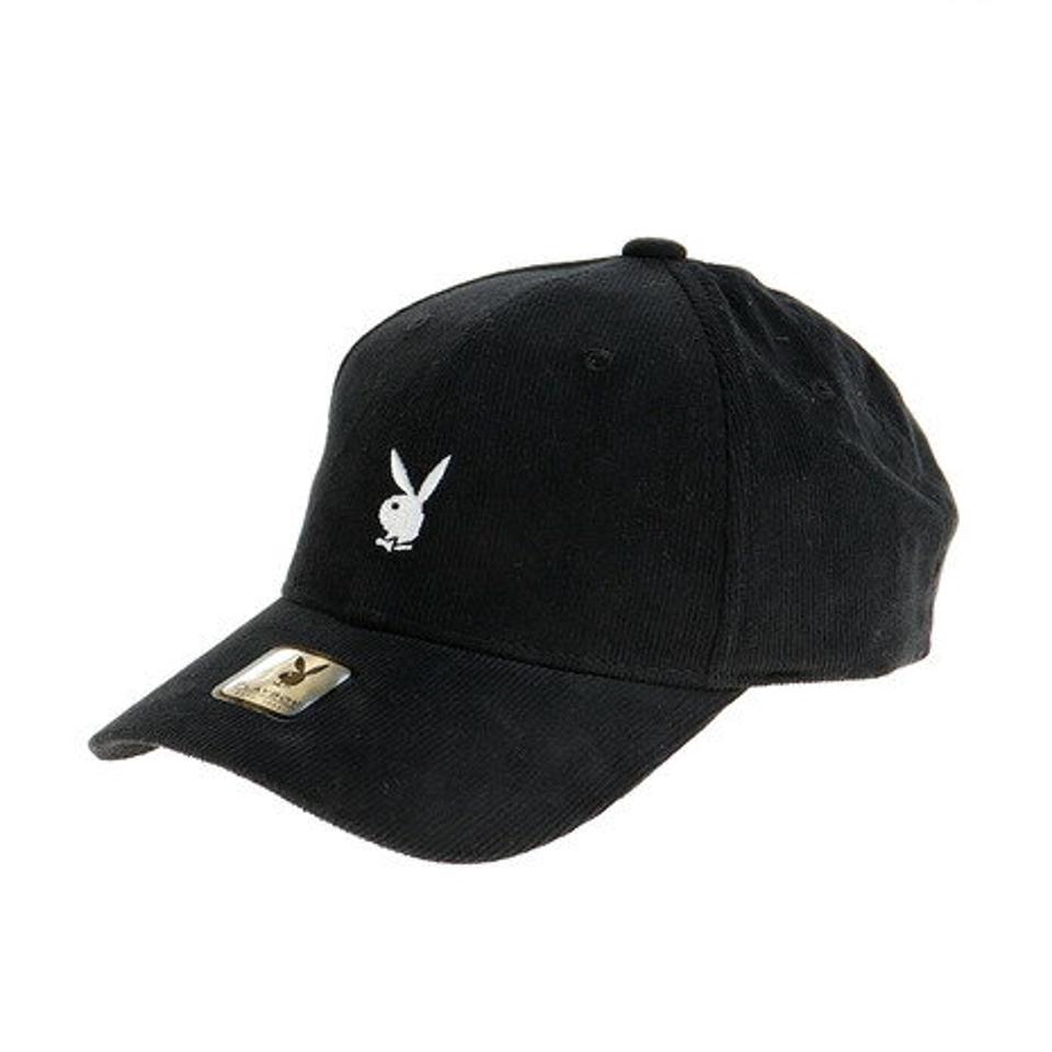 プレイボーイ コーデュロイキャップ PL-LCP03 BK (レディース)