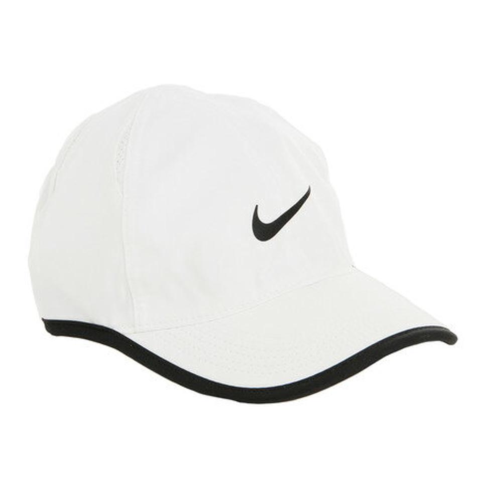 ナイキ(NIKE)(キッズ)帽子 キッズ ジュニア フェザーライト キャップ 739376-100SP16 日よけ 熱中症対策