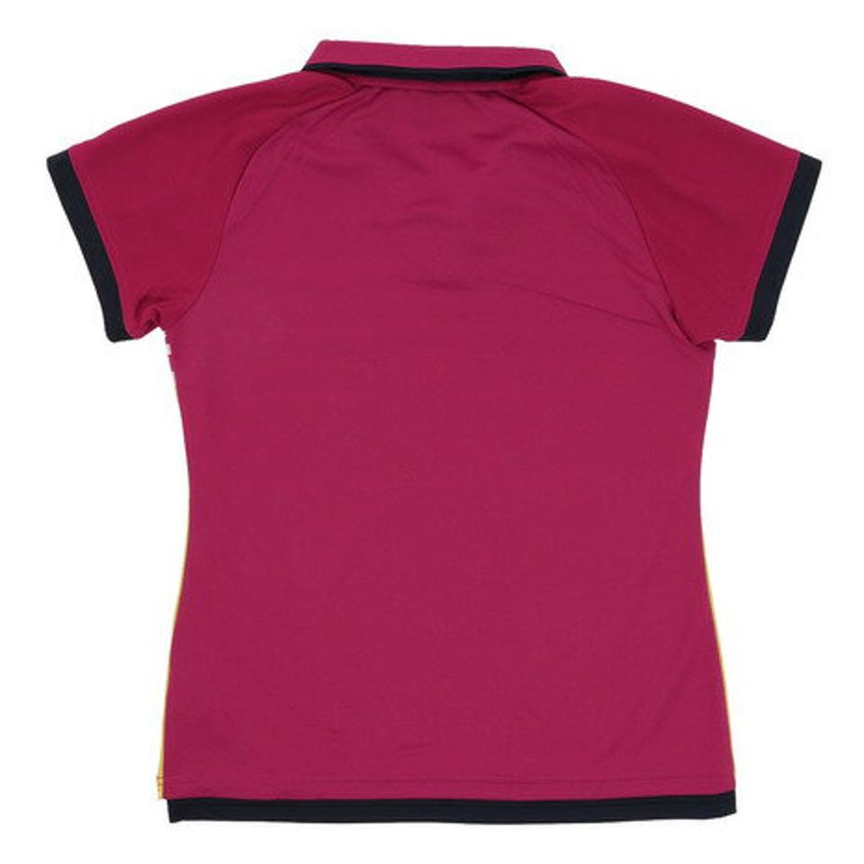 パシフィック（PACIFIC） テニスウェア レディース ドライプラス CA ボーダーポロシャツ PT20FW463 PNK （レディース）