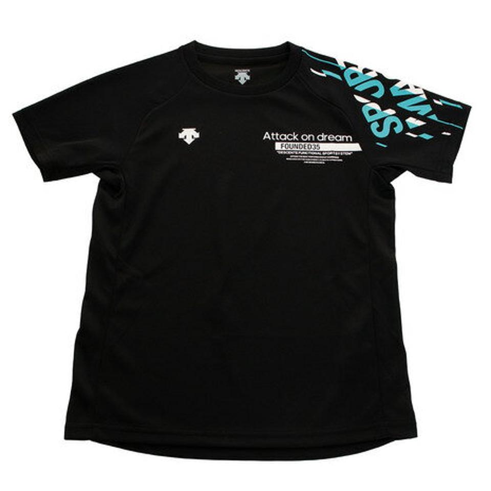 デサント（DESCENTE） ジュニア 半袖プラクティスシャツ DVJPJA53 BK （キッズ）