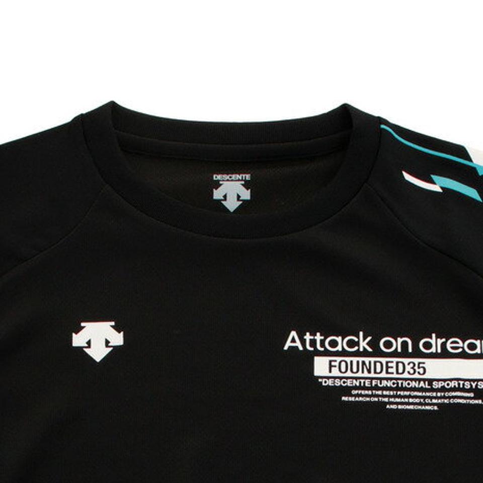 デサント（DESCENTE） ジュニア 半袖プラクティスシャツ DVJPJA53 BK （キッズ）