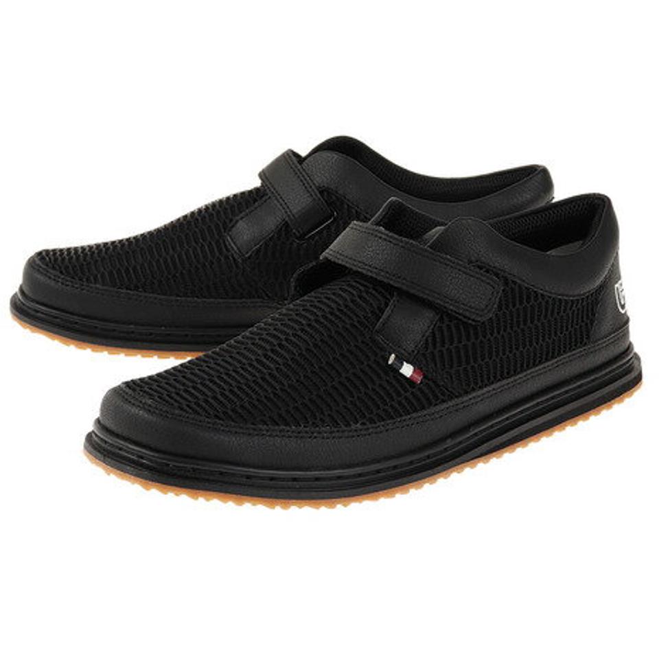 【7/5 24h限定 エントリー＆対象3店舗買い回りで最大P10倍！】コンカラー（conqueror）（メンズ）カジュアルシューズ フリスキー FRISKY BLACK