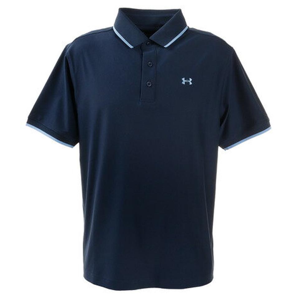 アンダーアーマー（UNDER ARMOUR） ゴルフ ポロシャツ メンズ プレイオフ ピケ ポロ 1345459 ADY/CBL/CBL GO （メンズ）