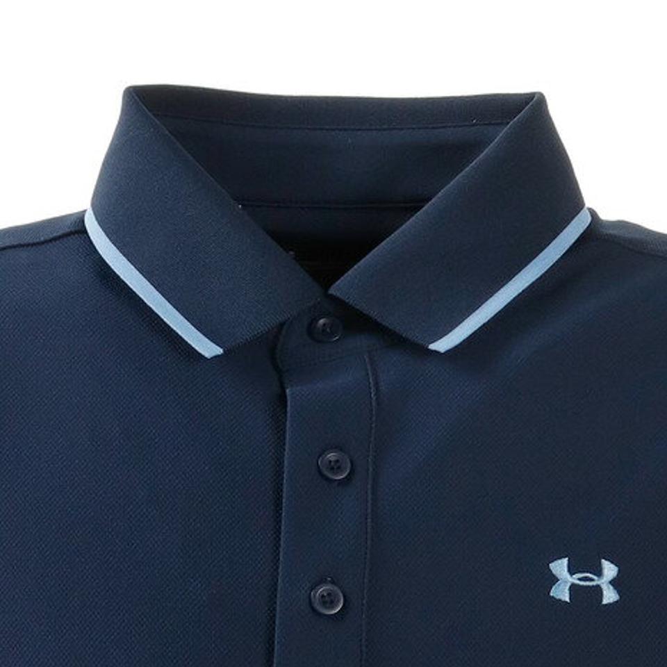 アンダーアーマー（UNDER ARMOUR） ゴルフ ポロシャツ メンズ プレイオフ ピケ ポロ 1345459 ADY/CBL/CBL GO （メンズ）