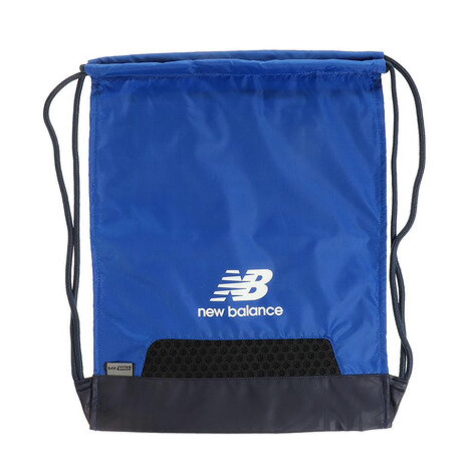 【20%OFFクーポン有 4/10迄】ニューバランス（new balance） ナップサック マルチバッグ ジムバッグ 18L 青 BG93913GBLW （メンズ、レディース）