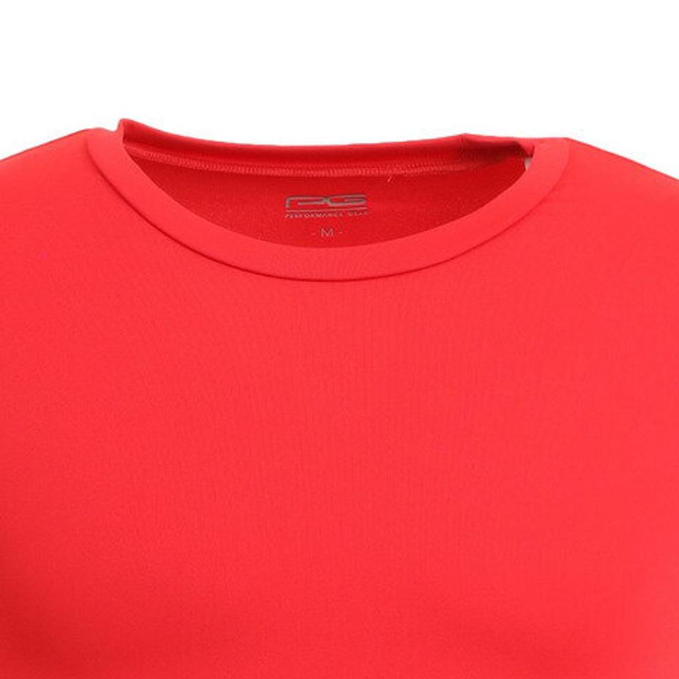 パフォーマンスギア（PG） サッカー ウェア メンズ サッカーウェア ストレッチ丸首インナーシャツ 741PG9ES4528RED インナー アンダーシャツ （メンズ）