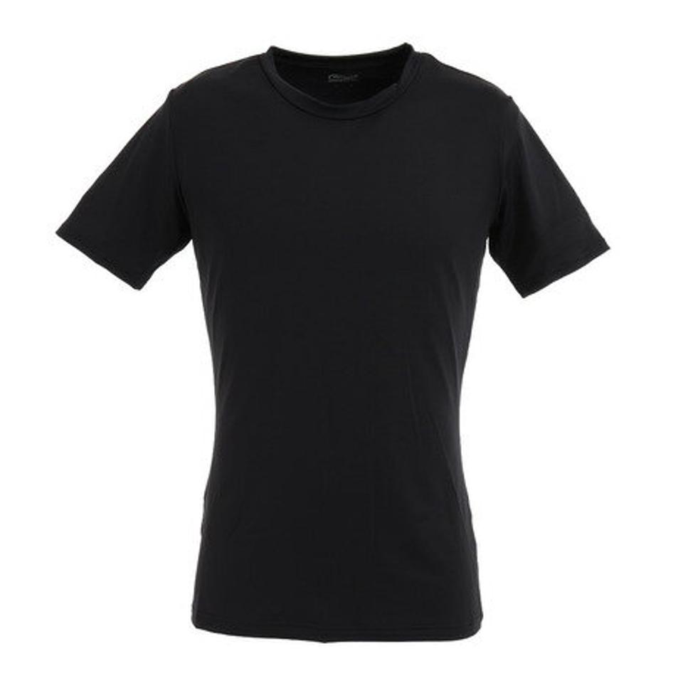 パフォーマンスギア（PG） サッカー ウェア メンズ ストレッチ丸首半袖シャツ 741PG9ES4528BLK インナー アンダーシャツ （メンズ）