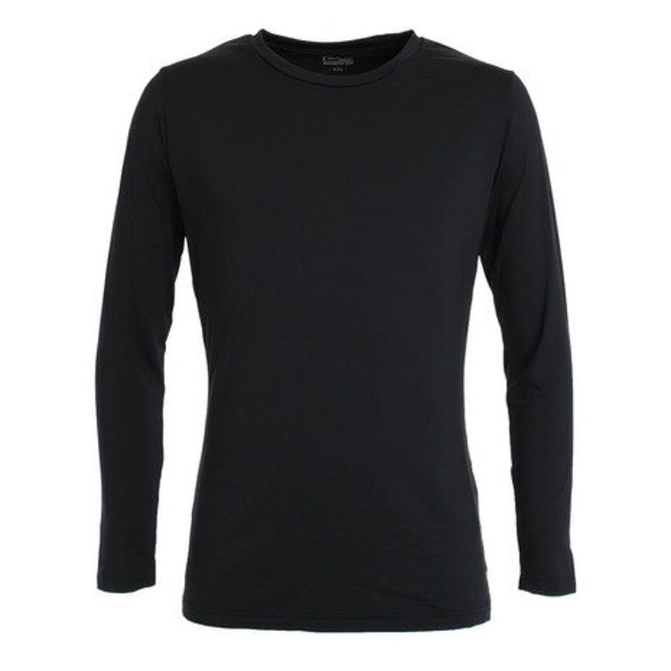 パフォーマンスギア（PG）（メンズ）サッカー ウェア メンズ ストレッチ 丸首長袖シャツ 741PG9ES4527 BLK インナー アンダーシャツ