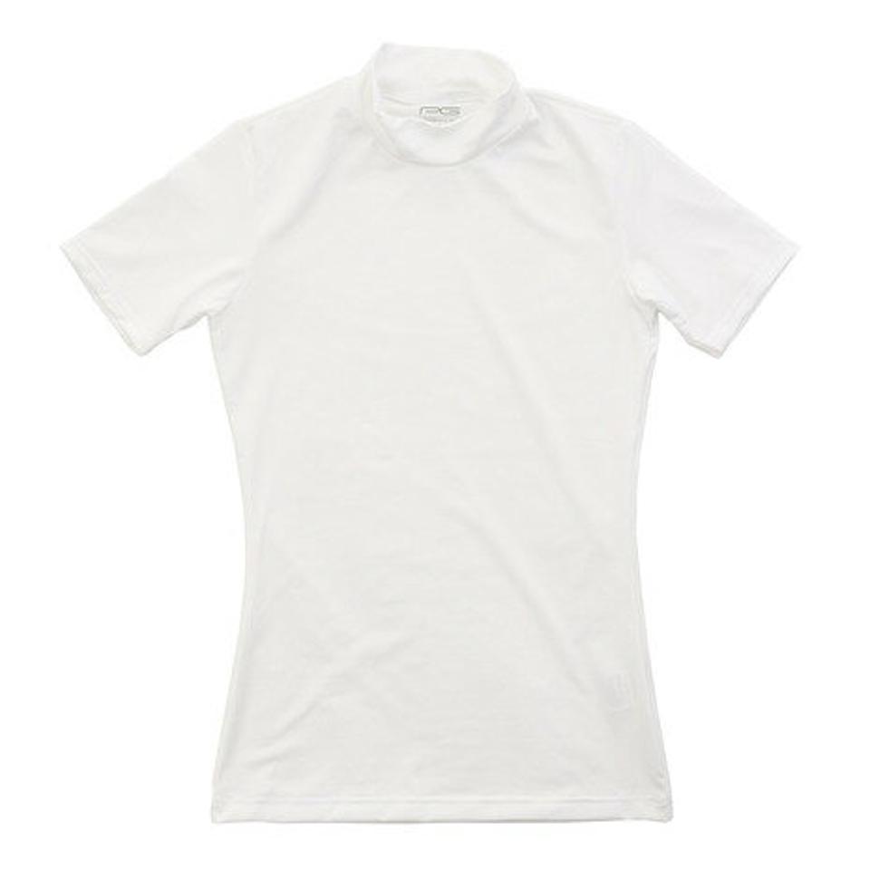 パフォーマンスギア（PG）（メンズ）サッカー ウェア メンズ ストレッチハイネック半袖シャツ 741PG9ES4524 WHT インナー アンダーシャツ