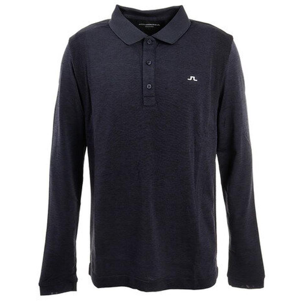 J.LINDEBERG ゴルフウエア メンズ SMU M Isaac-Light 長袖ポロシャツ 071-21950-098 （メンズ）