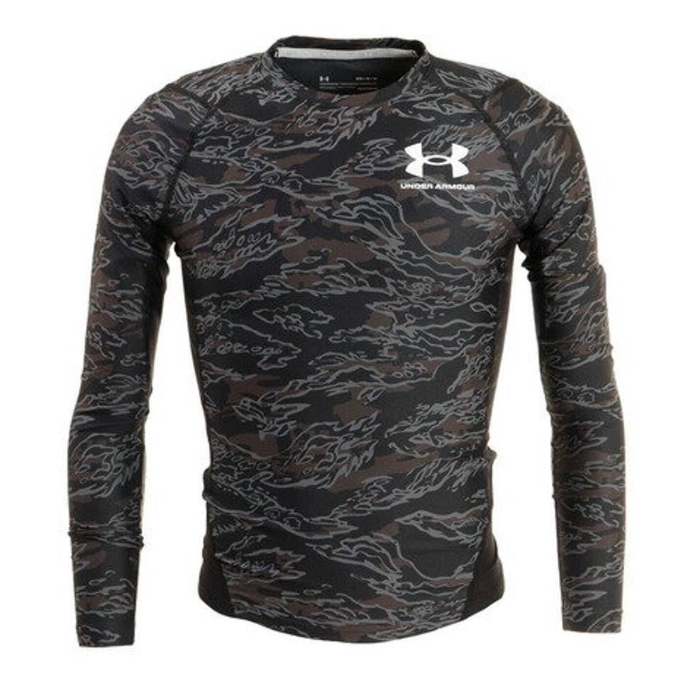 アンダーアーマー（UNDER ARMOUR）（メンズ） アイソチル コンプレッション ロングスリーブ シャツ プリント 1371893