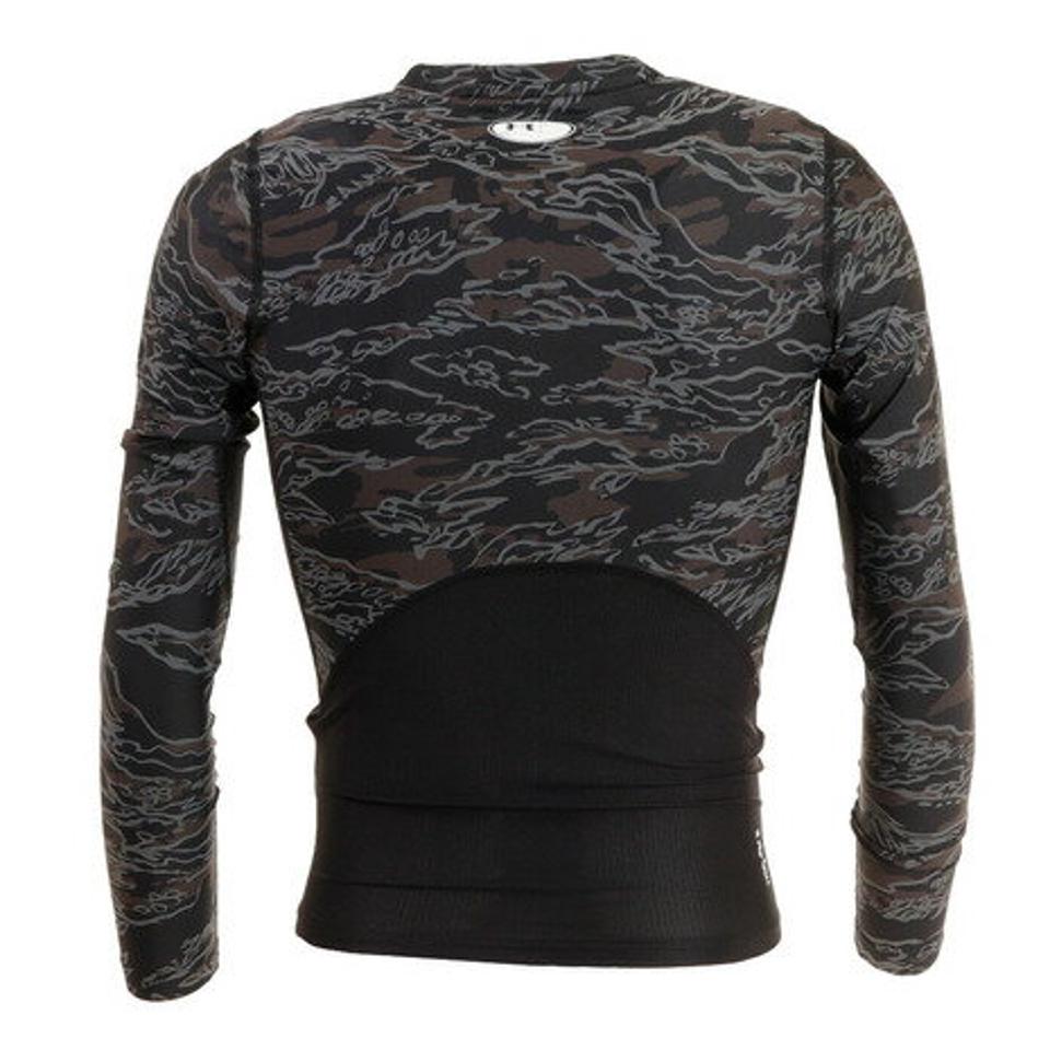 アンダーアーマー（UNDER ARMOUR）（メンズ） アイソチル コンプレッション ロングスリーブ シャツ プリント 1371893