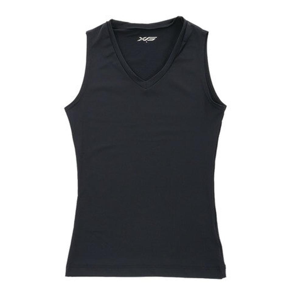 エックスティーエス（XTS） バスケットボールウェア ストレッチVネック ノースリーブシャツ 751G6ES3523 NVY （レディース）