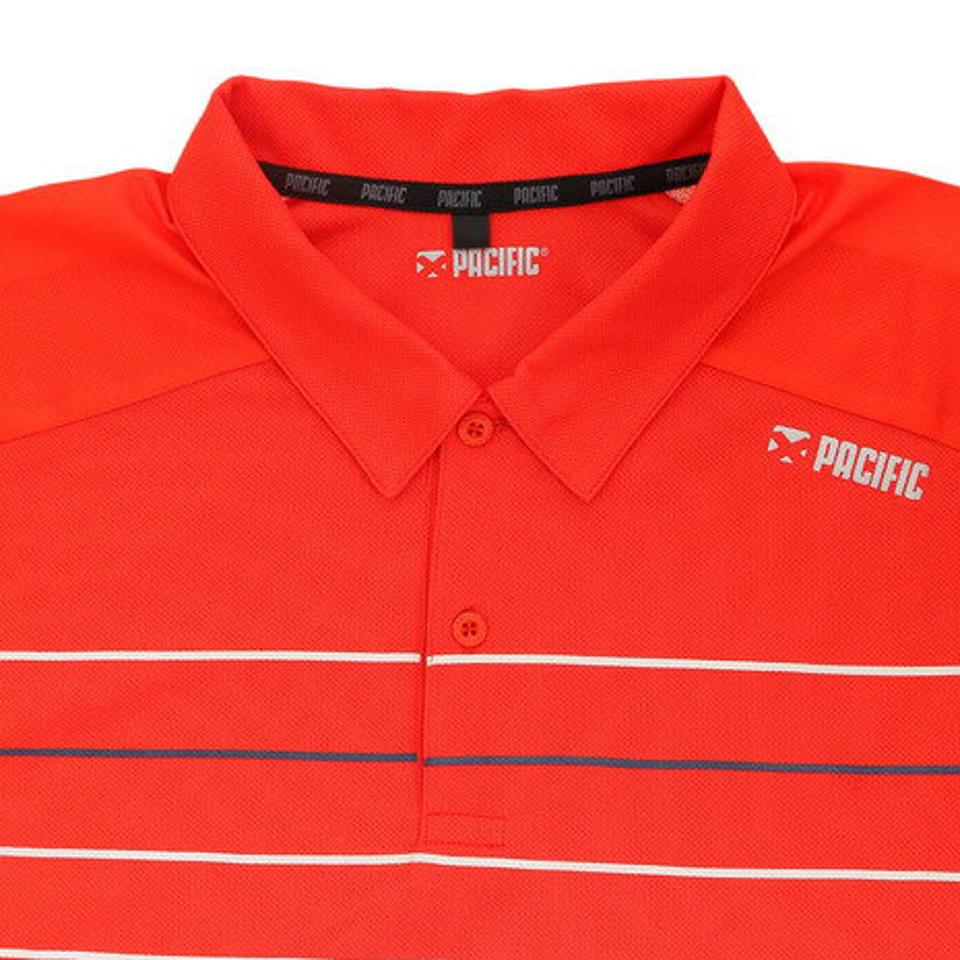 パシフィック(PACIFIC) テニス ドライプラス ポロシャツ PT19FM451 ORG (メンズ)