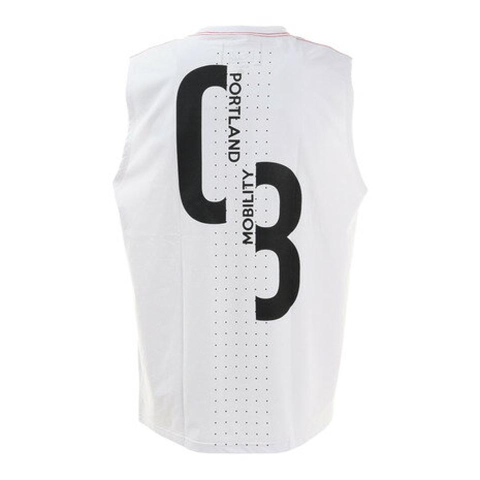 ライズ（RYZ）（メンズ）08 ノースリーブシャツ 751R1CD4587 WHT バスケットボールウェア