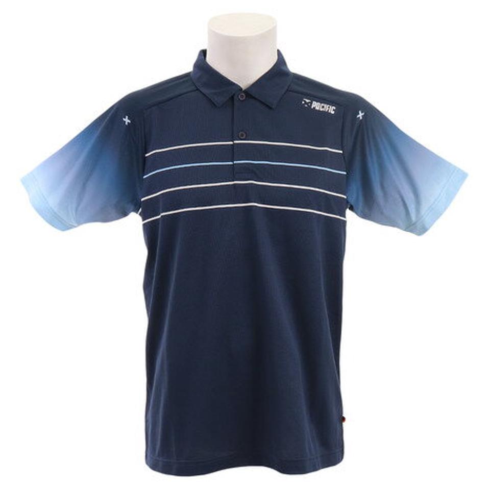 パシフィック(PACIFIC) テニス ドライプラス ポロシャツ PT19FM451 NVY (メンズ)