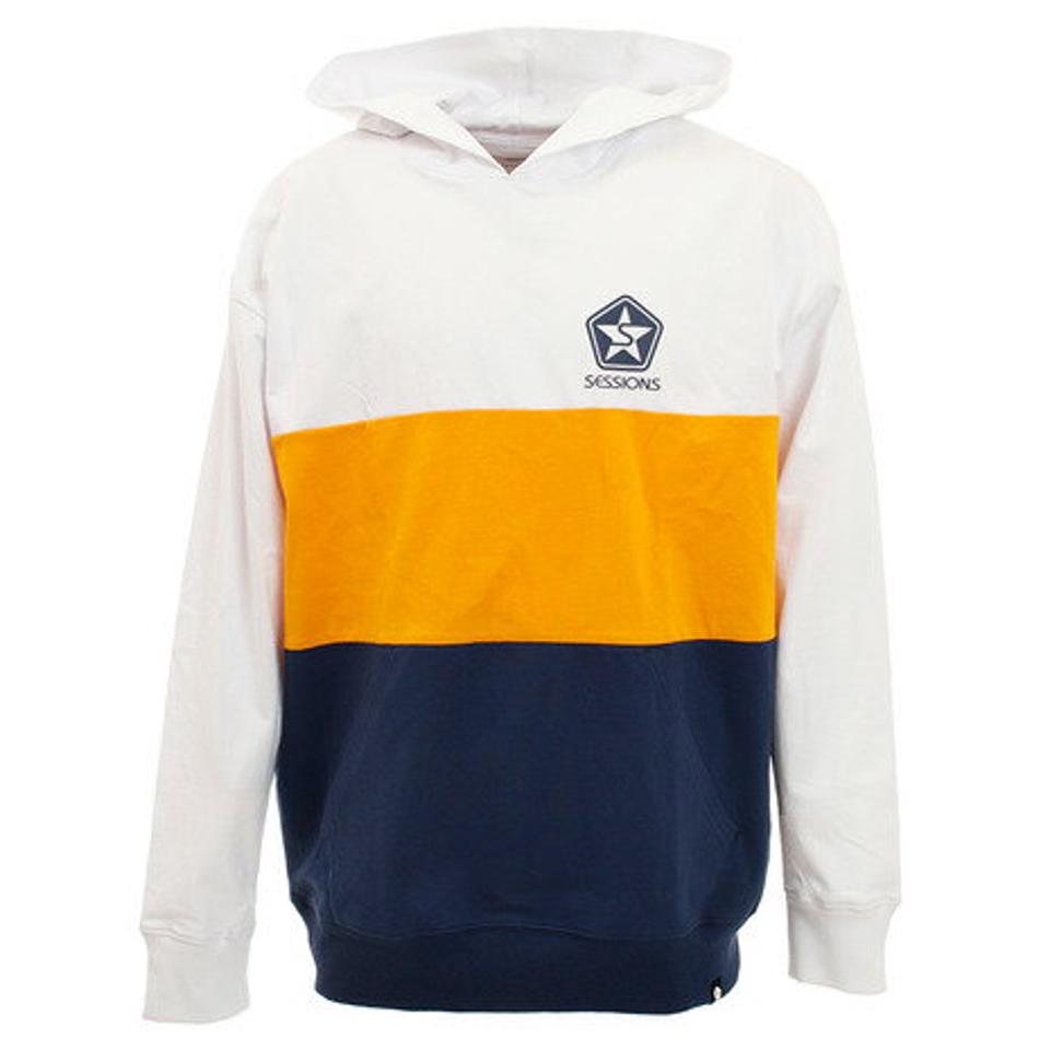 セッションズ（SESSIONS） ブロック パーカー 長袖 207114 YLW/NV （メンズ）