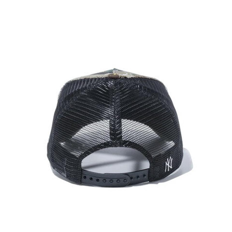 ニューエラ（NEW ERA） 帽子 メンズ キャップ　9FORTY A-Frame トラッカー ニューヨーク・ヤンキース バタリオン 12540619　日よけ （メンズ、レディース）