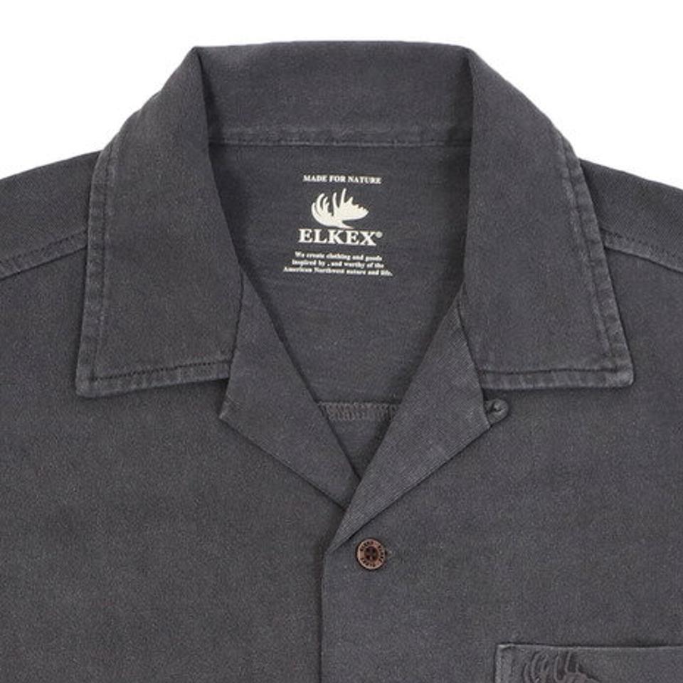 エルケクス（ELKEX） GARMENT DYED シャツ 881EK0SD3293CGRY （メンズ）