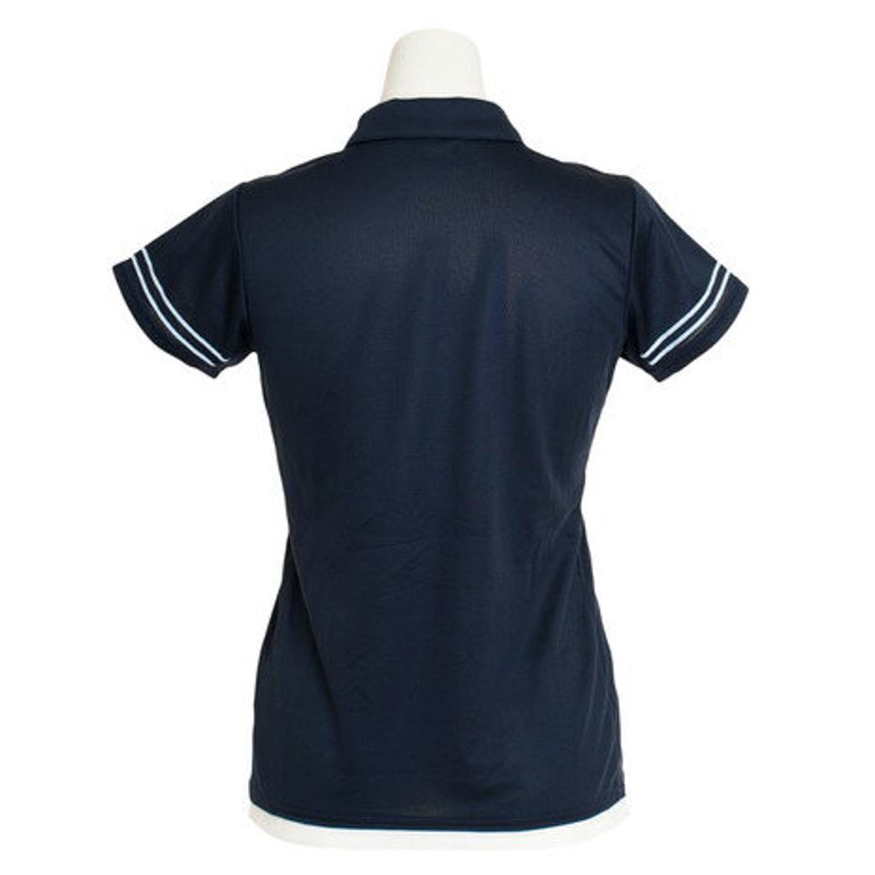 パシフィック（PACIFIC） テニス ドライプラス ポロシャツ PT19FW463 NVY （レディース）