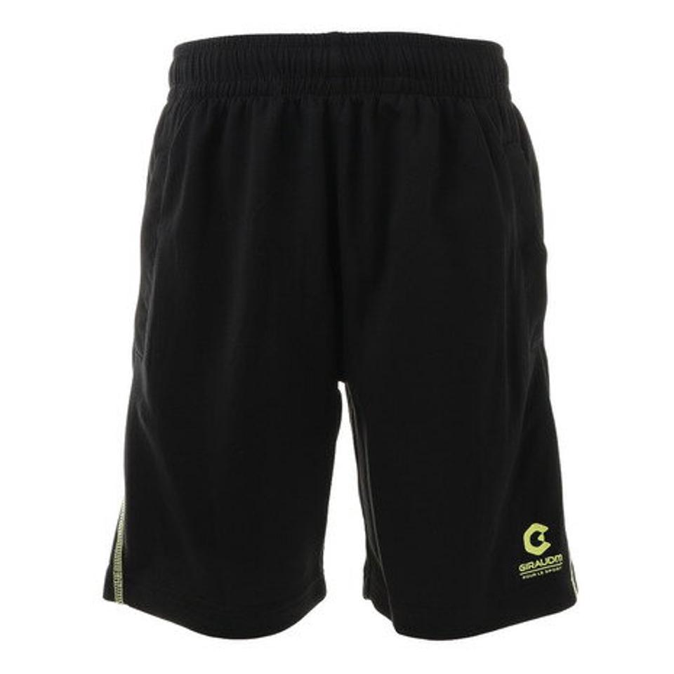 ジローム（GIRAUDM）（キッズ）ドライ 吸汗速乾 UVカット ジュニア ニット ハーフパンツ 868GM1CD6733 BLK ショートパンツ 短パン