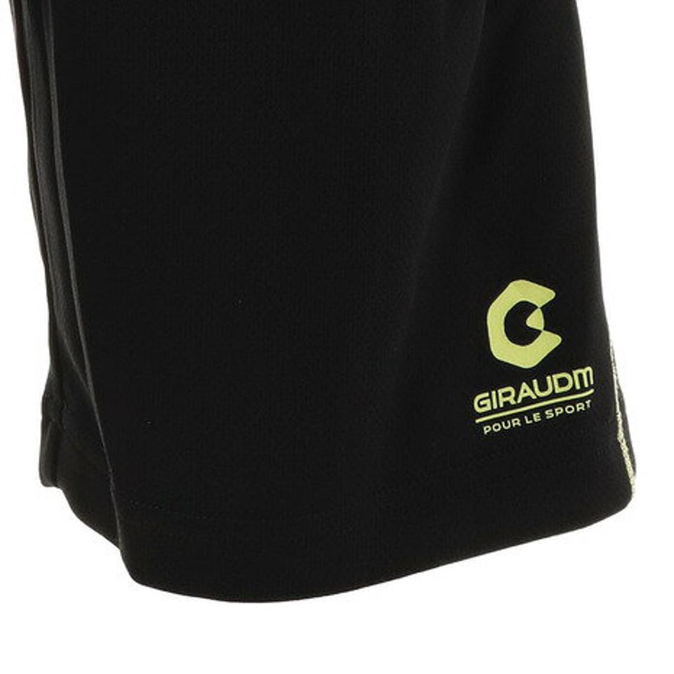 ジローム（GIRAUDM）（キッズ）ドライ 吸汗速乾 UVカット ジュニア ニット ハーフパンツ 868GM1CD6733 BLK ショートパンツ 短パン