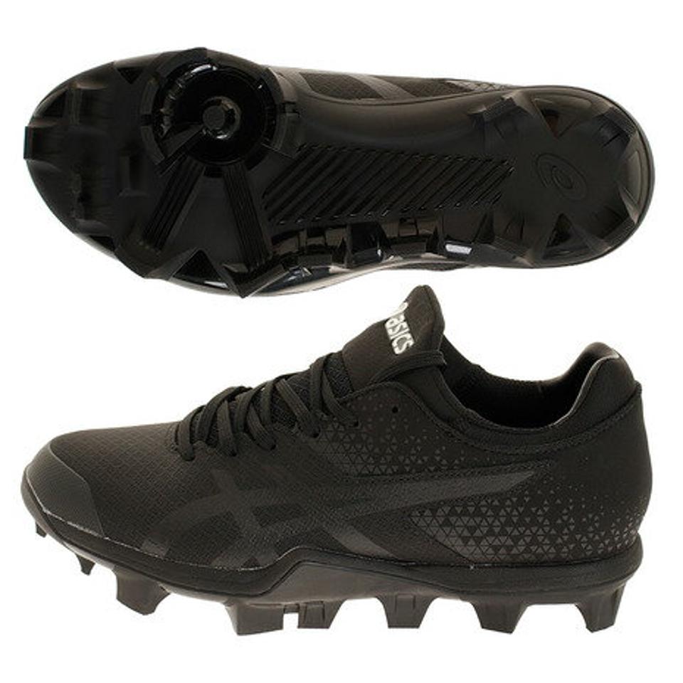 アシックス(ASICS)(メンズ)野球スパイク 黒 スタッドソール 樹脂スタッド 一般 ジャパンスピード BL (JAPAN SPEED BL) 1123A025.001 ブラック