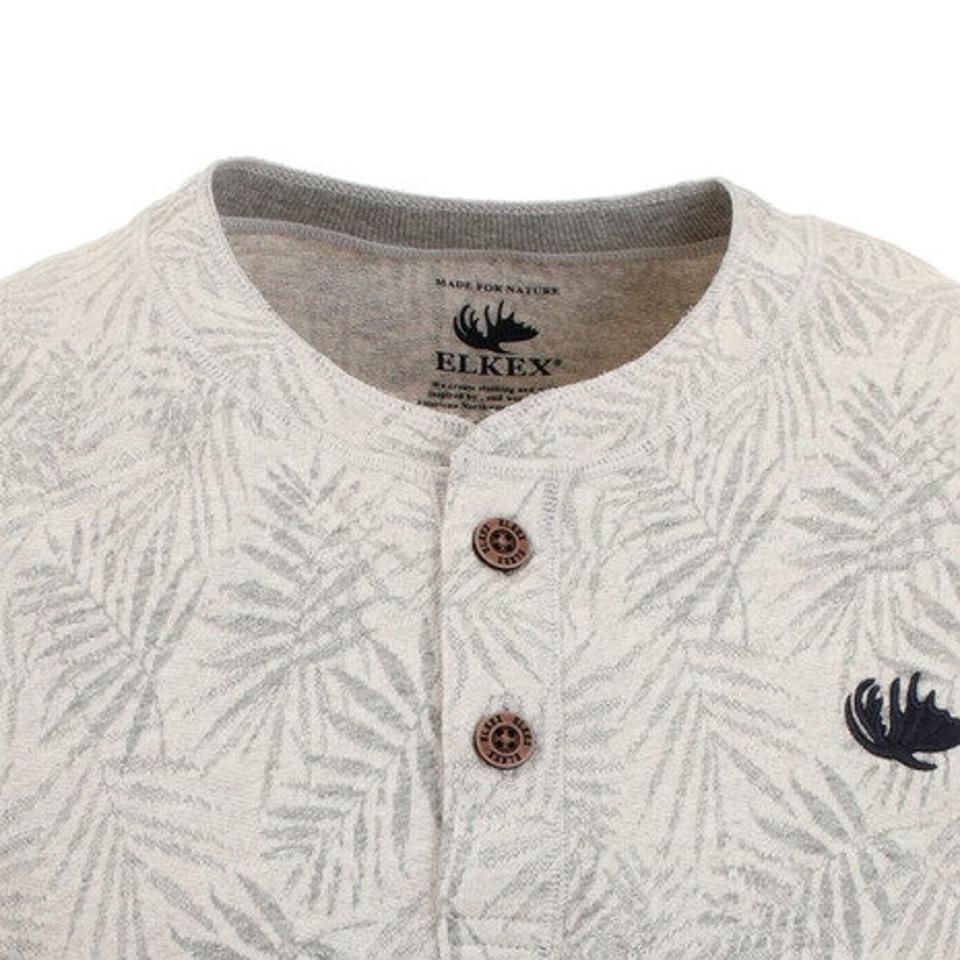 エルケクス（ELKEX） LEAF JAC HENLEY 半袖シャツ 881EK0HD3292WHT オンライン価格 （メンズ）