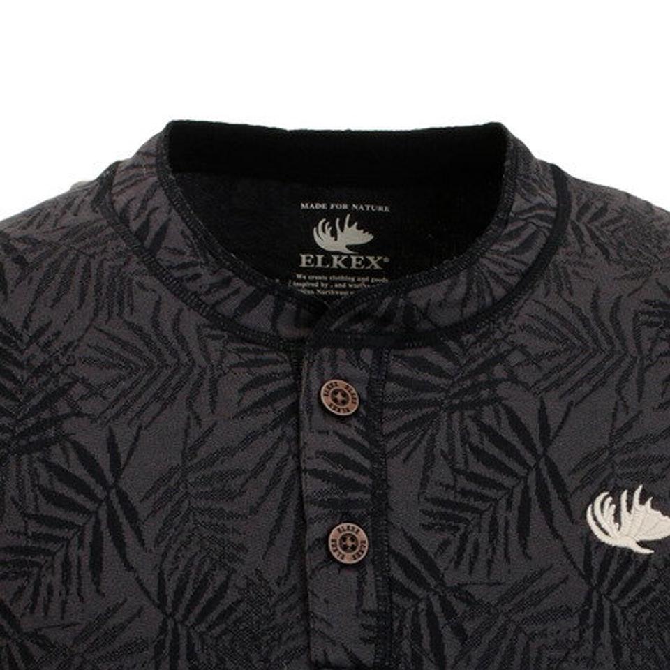 エルケクス（ELKEX） LEAF JAC HENLEY 半袖シャツ 881EK0HD3292CGRY オンライン価格 （メンズ）