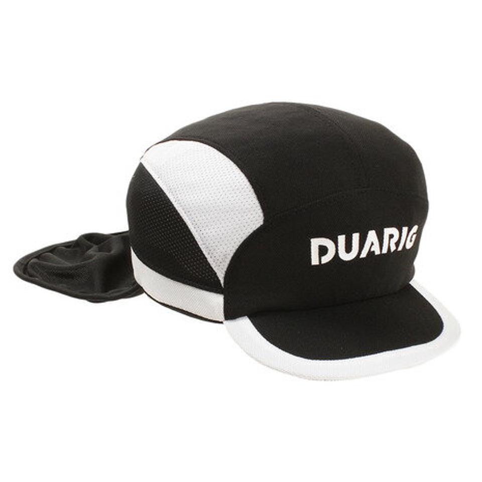 デュアリグ(DUARIG) ジュニア フットボールキャップ 日除け付き 750D9ST7225 BLK 熱中症対策 帽子 キャップ 吸汗速乾 UPF50+ (キッズ)