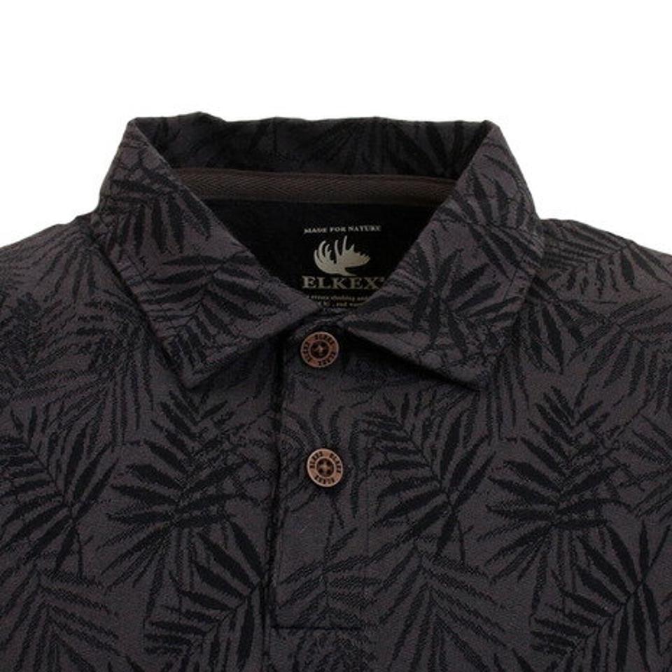 エルケクス（ELKEX） LEAF JAC 半袖ポロシャツ 881EK0HD3291CGRY オンライン価格 （メンズ）