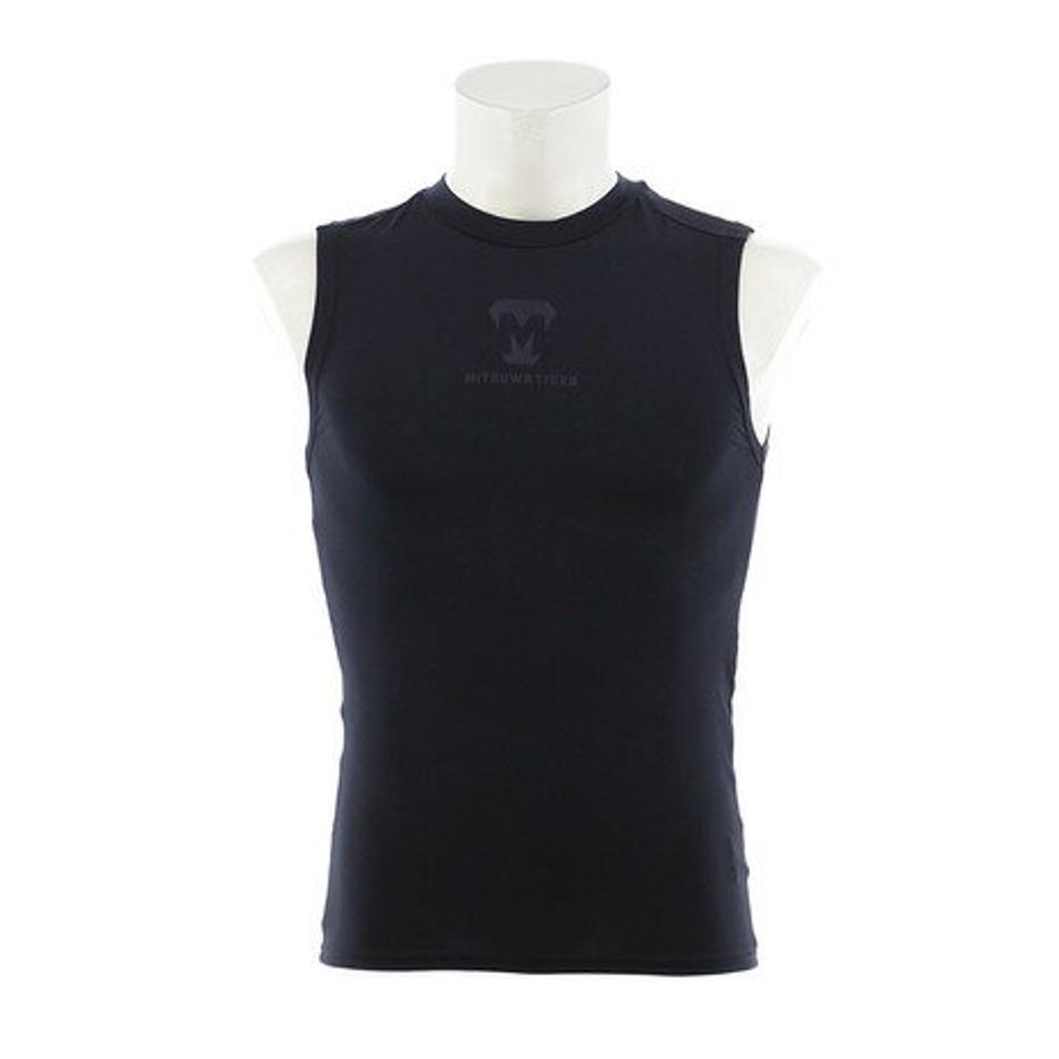 【ポイント15倍】美津和タイガー（mitsuwa-tiger） 野球 アンダーシャツ ノースリーブ (袖なし) コンプレッションラウンドネックSL UWMTKS-061-048 （メンズ）