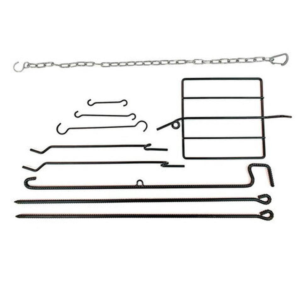 ホールアース(Whole Earth) アイアンポールセット キャンプ用品 WE23DZ94 BLK