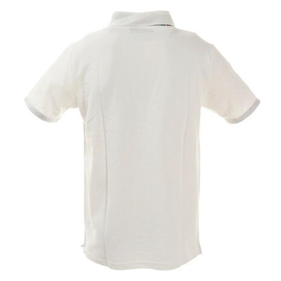 エアボーン(ARBN) ボタニカル 半袖ポロシャツ ABO9AW1286 WHT (メンズ)