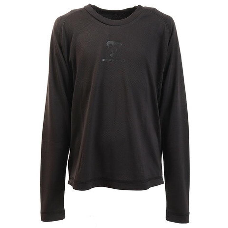 【ポイント15倍】美津和タイガー（mitsuwa-tiger） 野球 アンダーシャツ ジュニア セミフィット ラウンドネック長袖 インナー シャツ MT7HSJ59-090 （キッズ）