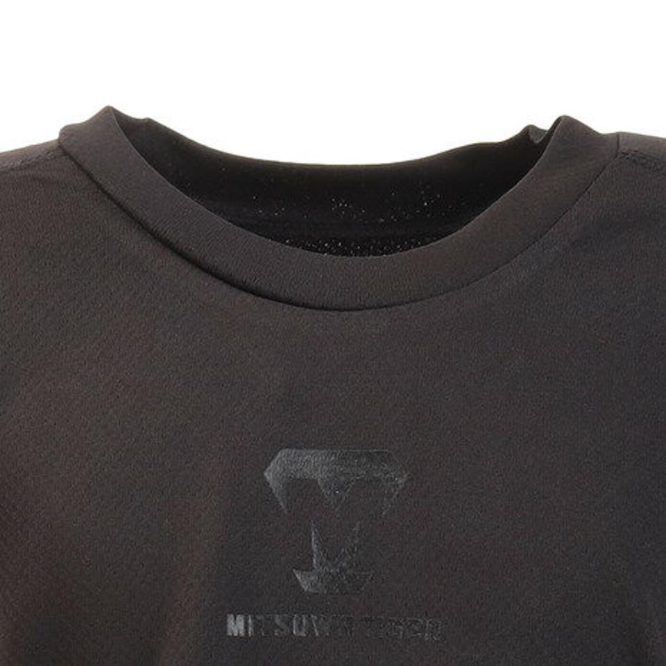 【ポイント15倍】美津和タイガー（mitsuwa-tiger） 野球 アンダーシャツ ジュニア セミフィット ラウンドネック長袖 インナー シャツ MT7HSJ59-090 （キッズ）