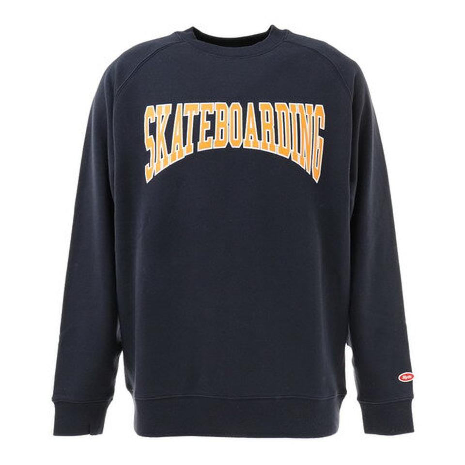 スライド（SLYDE） SKATE ロゴクルースウェット sl2020aw006-navy オンライン価格 （メンズ）