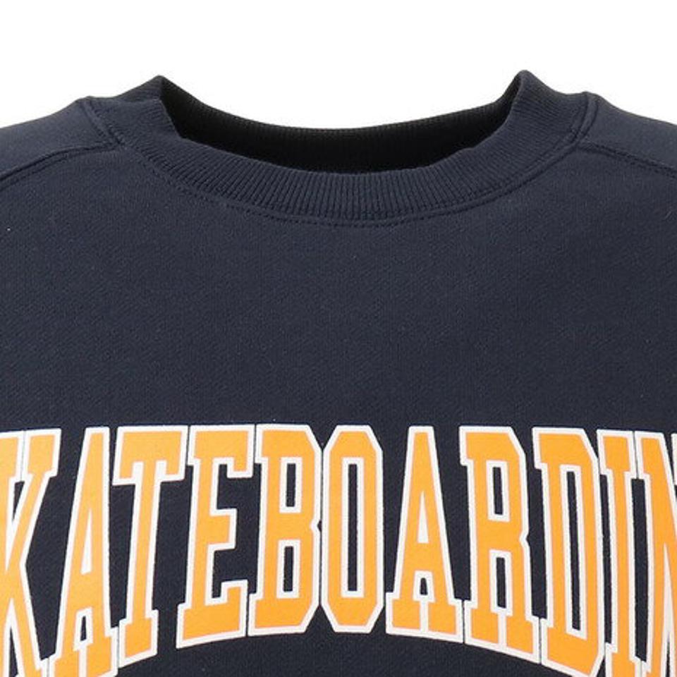 スライド（SLYDE） SKATE ロゴクルースウェット sl2020aw006-navy オンライン価格 （メンズ）