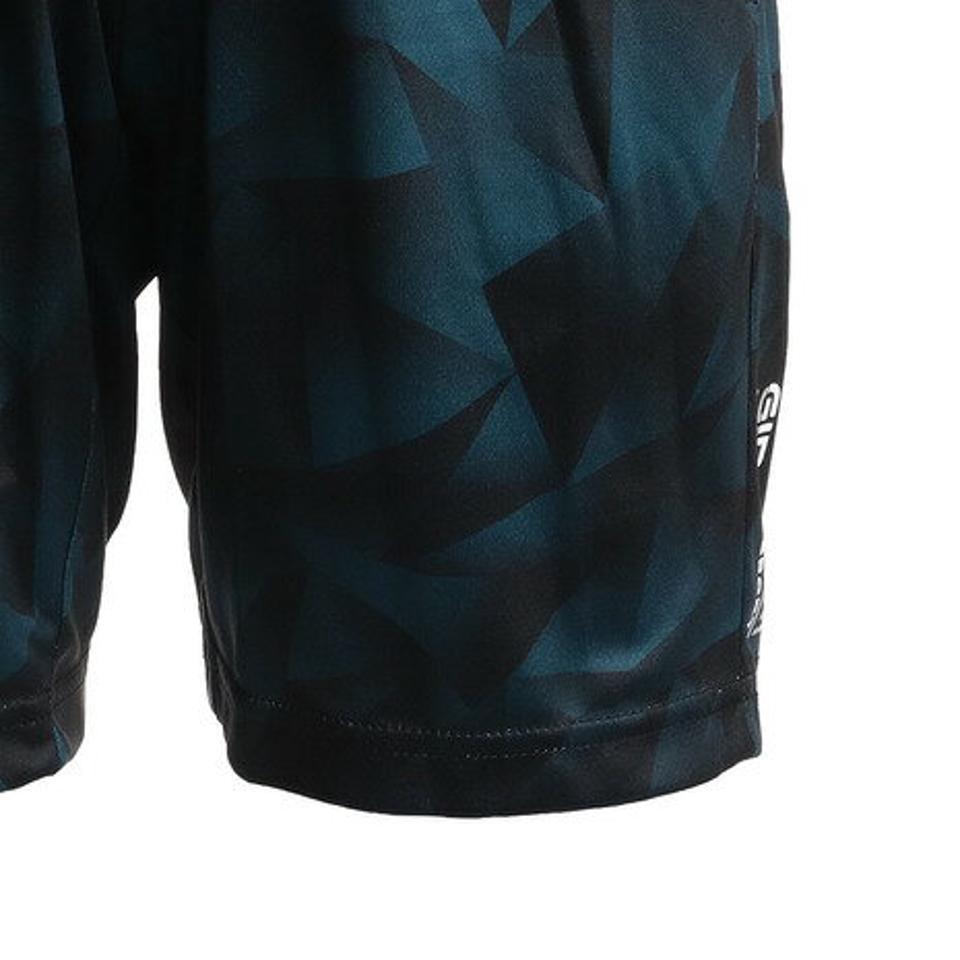 【2点10%OFFクーポン対象！8/17まで】ジローム（GIRAUDM）（メンズ）ドライ 吸汗速乾 UVカット ニット ハーフパンツ 866GM1CD6727 BLK ショートパンツ 短パン