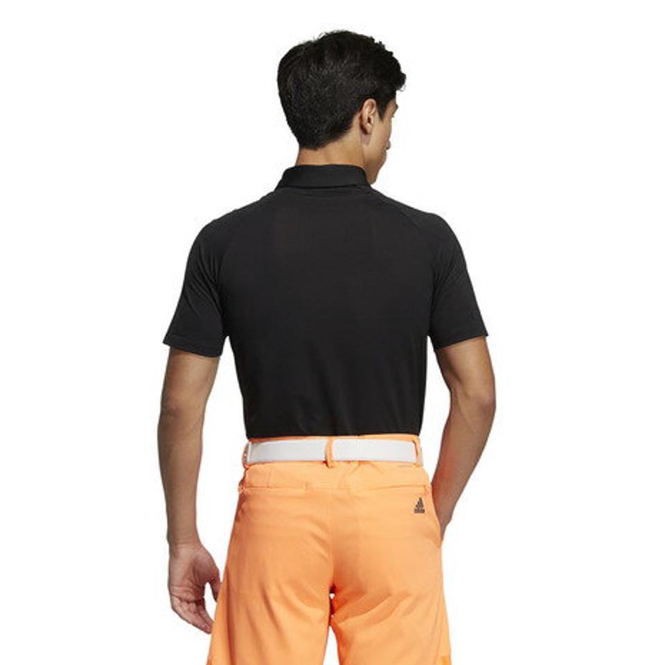 アディダス（adidas） ゴルフウェア HEAT.RDY 半袖ボタンダウンシャツ 23290-GM3617 BK （メンズ）