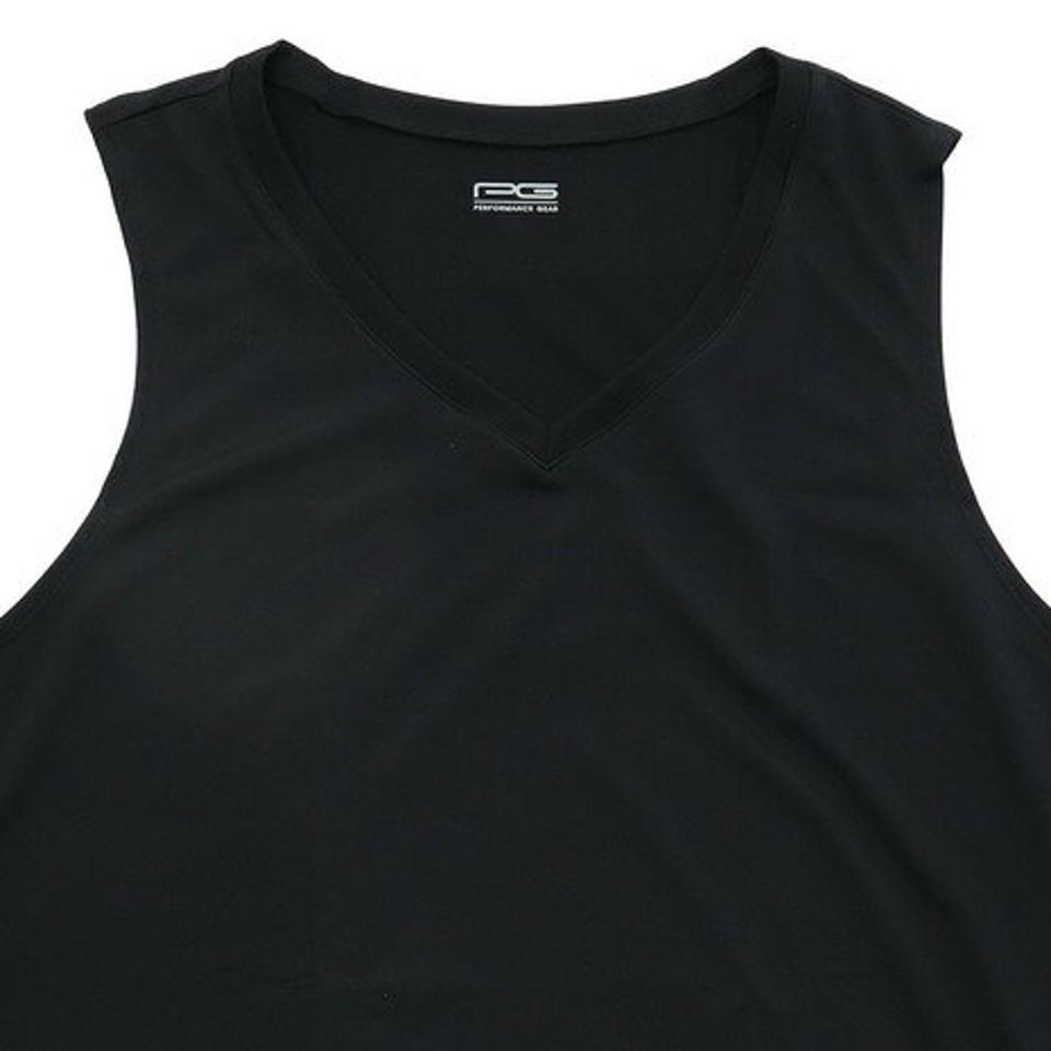パフォーマンスギア（PG）（メンズ）ドライプラス Vネックインナー 751PG9ES6726 BLK
