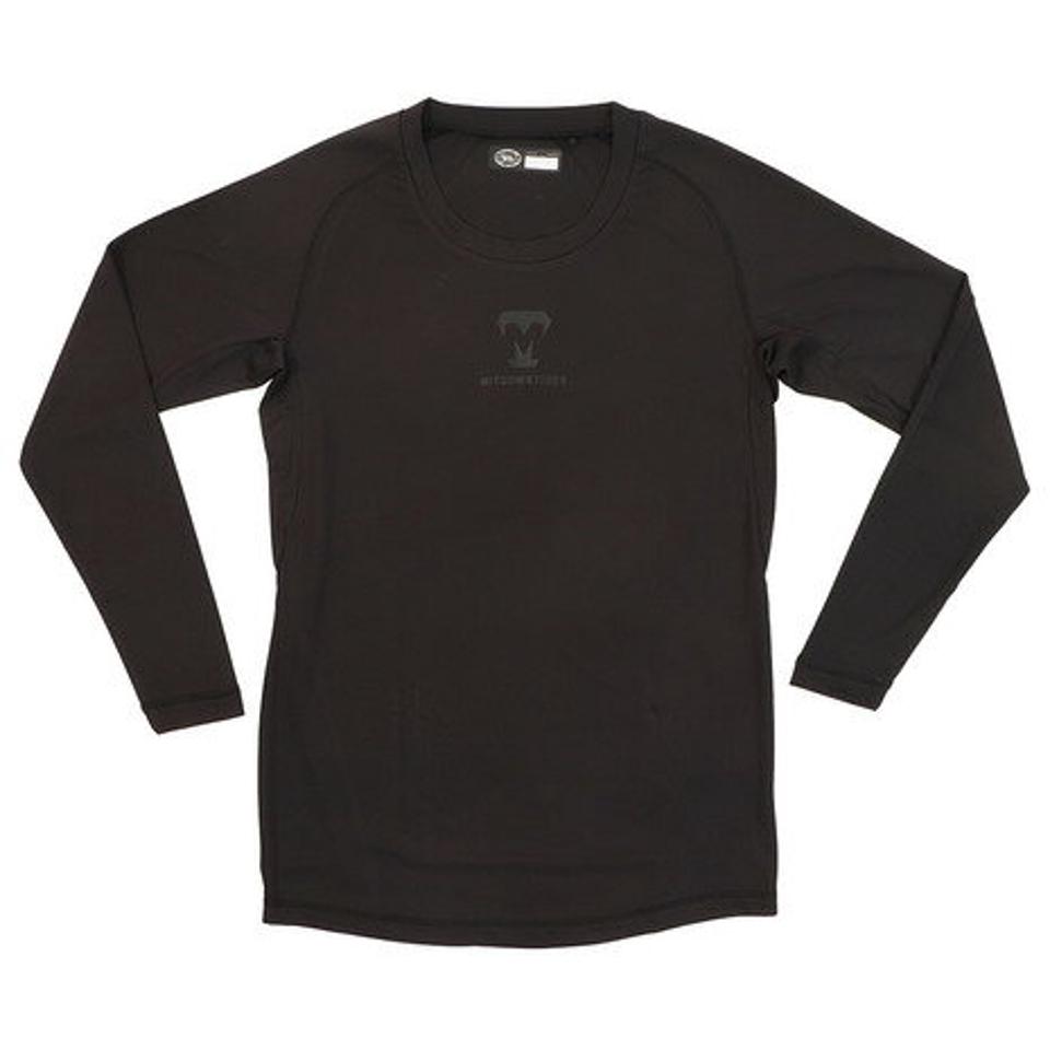 美津和タイガー（mitsuwa-tiger）（メンズ）野球 アンダーシャツ セミフィット ラウンドネック 長袖 インナー シャツ MT7HSA59-090