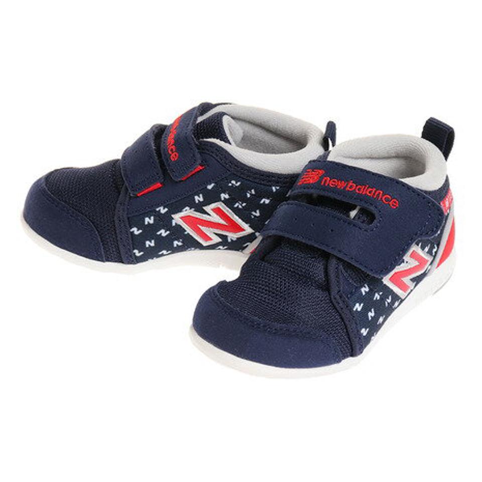 ニューバランス（new balance）（キッズ）IO123 ネイビー 紺 IO123HTRW ベビー ジュニア スポーツシューズ 子供靴 運動 テープ 11.5 12.0 12.5 13.0 14.0