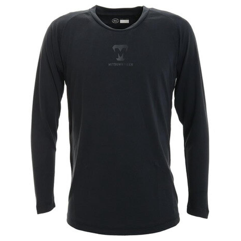 美津和タイガー(mitsuwa-tiger)(メンズ)野球 アンダーシャツ セミフィット ラウンドネック 長袖 インナー シャツ MT7HSA59