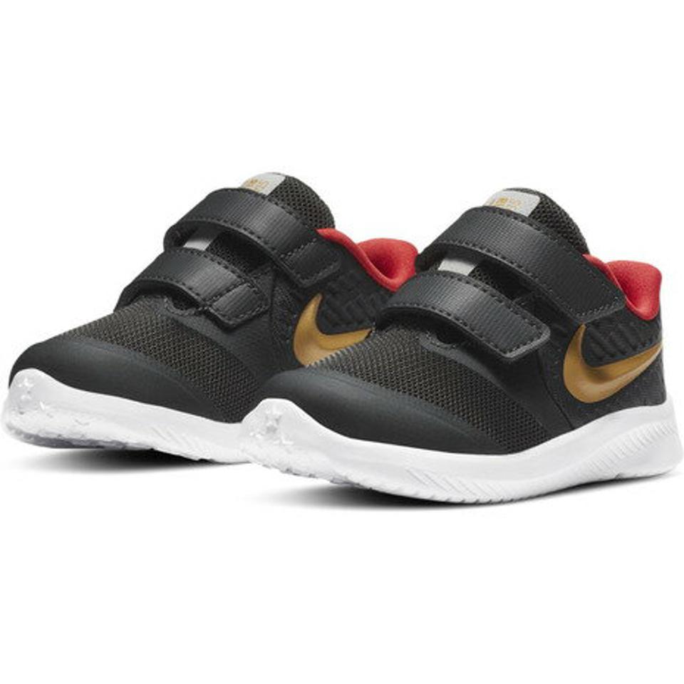 【ランニング対象品購入&エントリーでP10倍！8/19 20:00〜8/28 23:59】ナイキ（NIKE） ジュニアスポーツシューズ スター ランナー 2 TDV AT1803-010 ベルクロ ベルト付き ベビー スニーカー （キッズ）