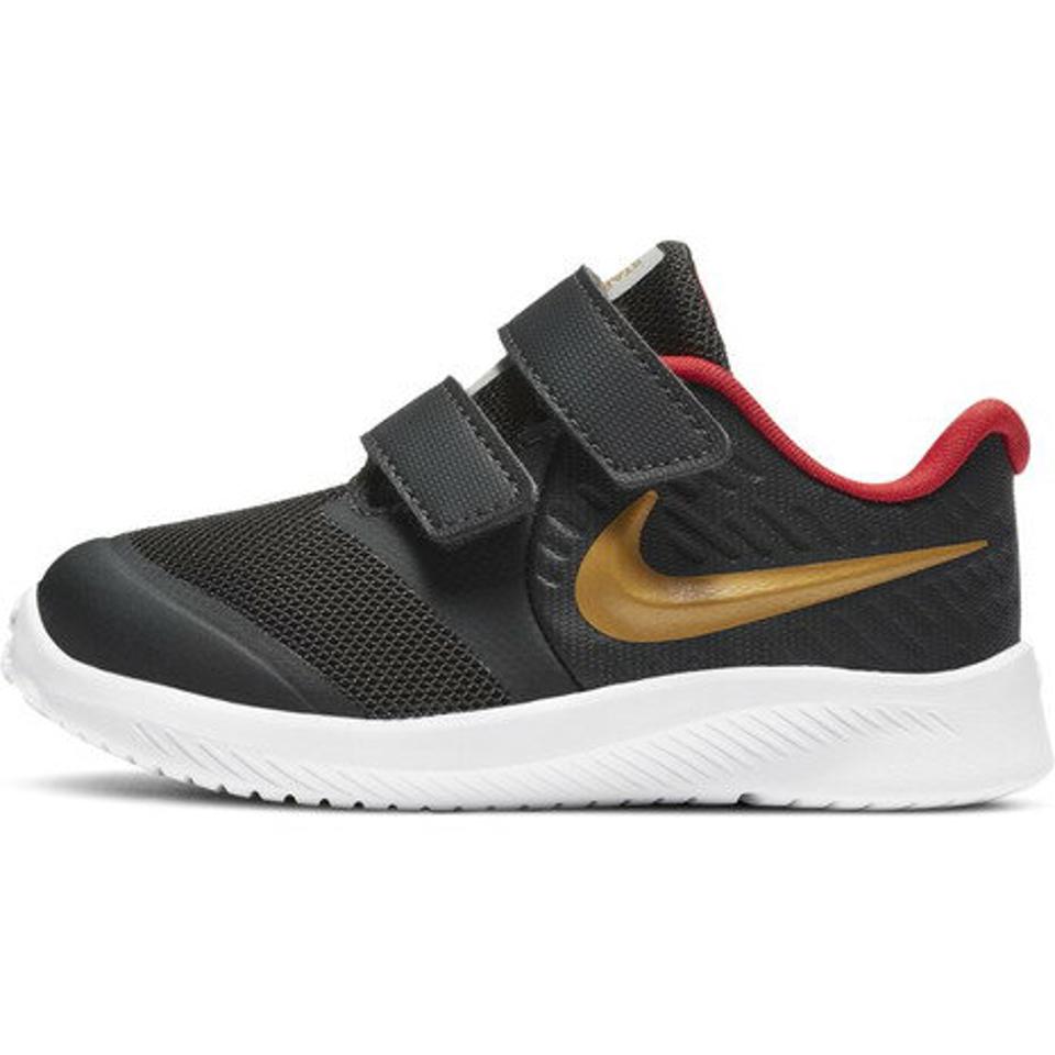 【ランニング対象品購入&エントリーでP10倍！8/19 20:00〜8/28 23:59】ナイキ（NIKE） ジュニアスポーツシューズ スター ランナー 2 TDV AT1803-010 ベルクロ ベルト付き ベビー スニーカー （キッズ）