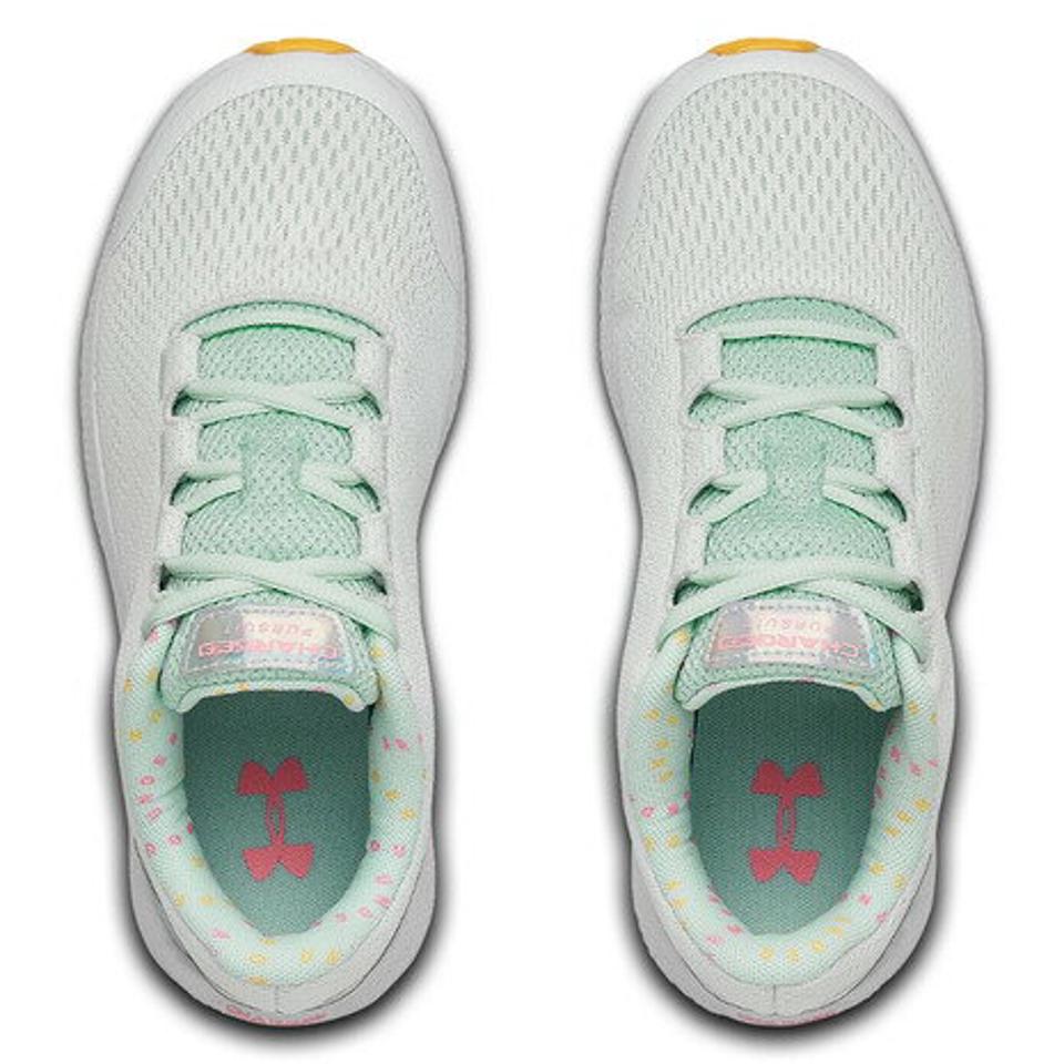 アンダーアーマー（UNDER ARMOUR） ジュニアスポーツシューズ GS Charged Pursuit2 Prism 3023207 WHT/RIB/PCE （キッズ）