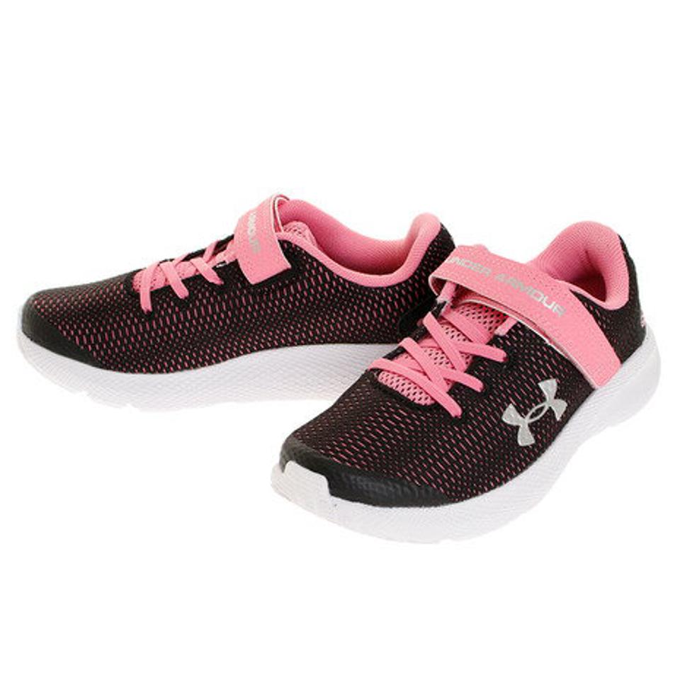 アンダーアーマー(UNDER ARMOUR)(キッズ)ジュニア プレスクール パスート 2 AC 3022861 BLK/LIP/MSV