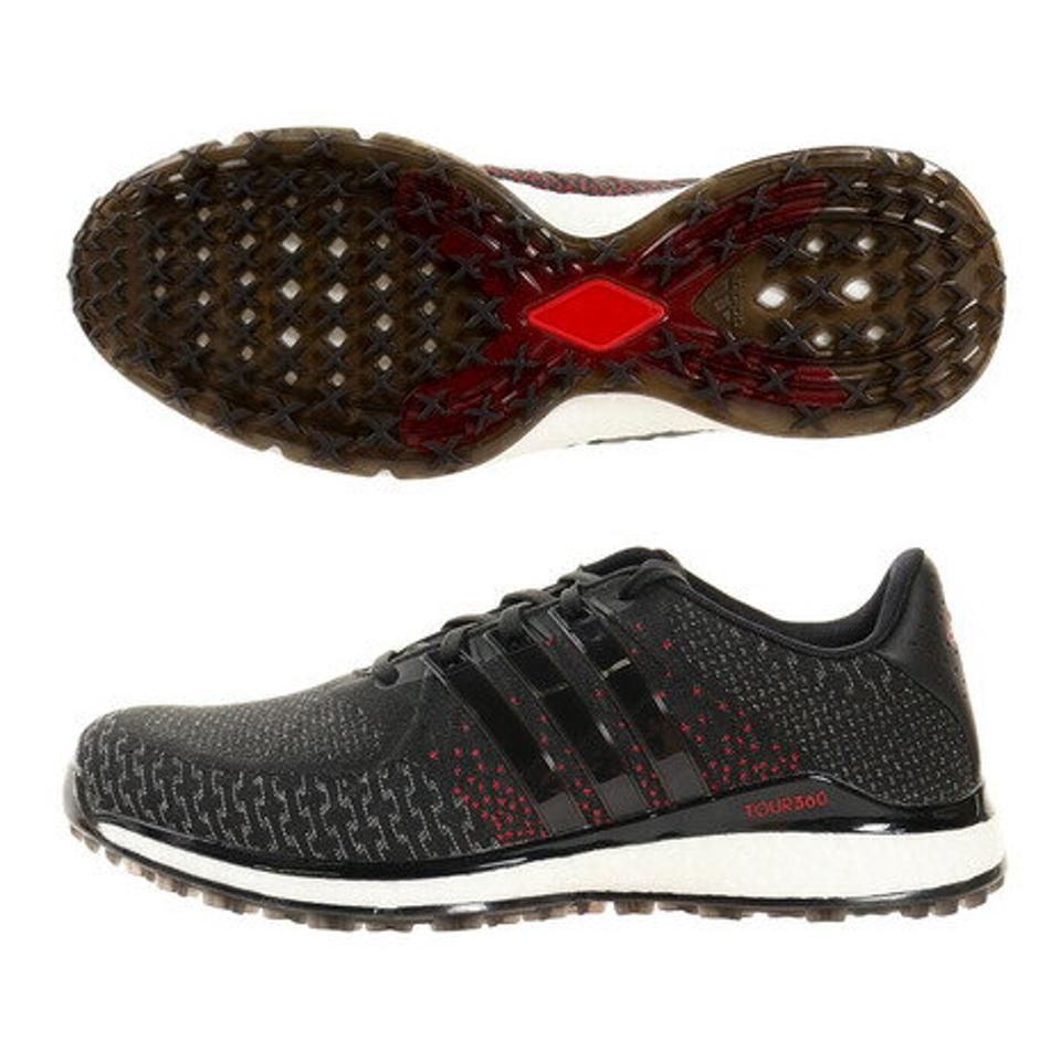 アディダス（adidas） ゴルフシューズ スパイクレス メンズ ツアー360 XT-SL テキスタイル EG4877BK 疲労軽減 （メンズ）